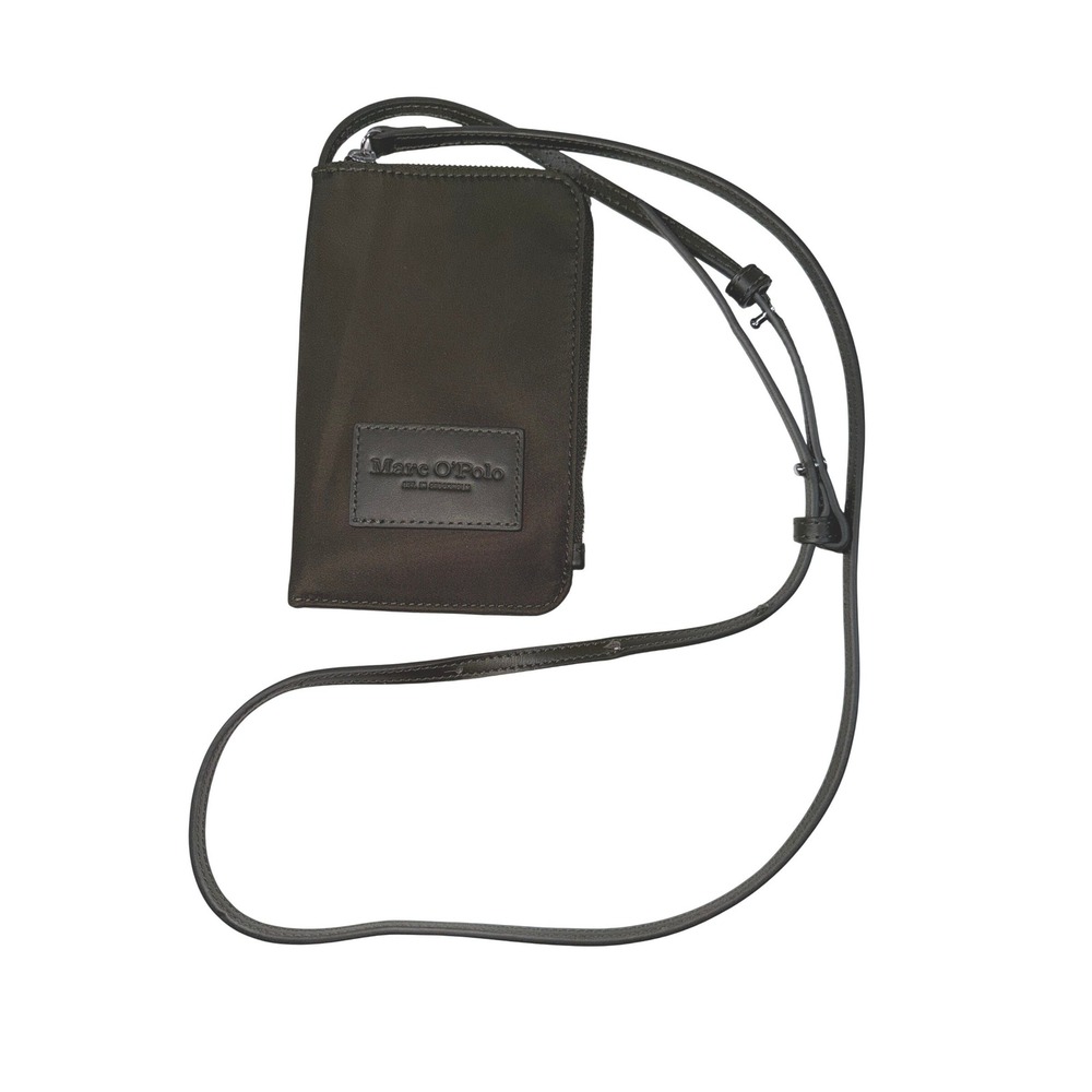 Marc O'Polo Crossbody Phone Bag OS Olive Green Recycled Tech Fabric